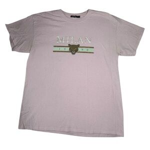 Boohoo Milan‎ Graphic Tee - Soft Pink